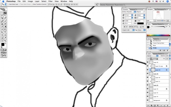 Creation of Narutric (fighter): Step 8